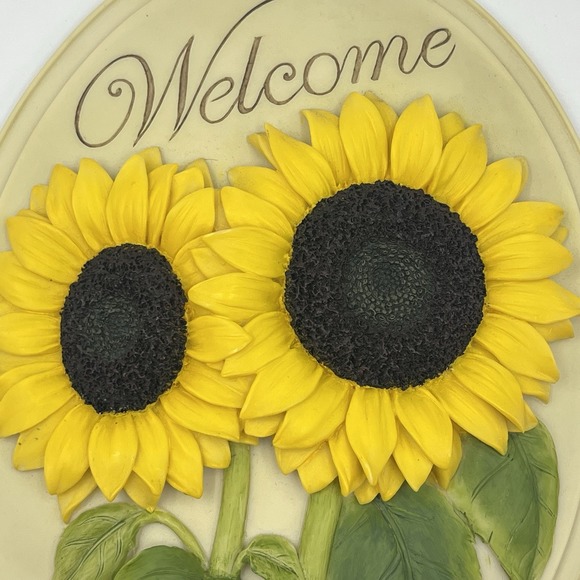 Ibis and Orchid Design Sunflower Bonded Wall Plaque - Picture 5 of 12